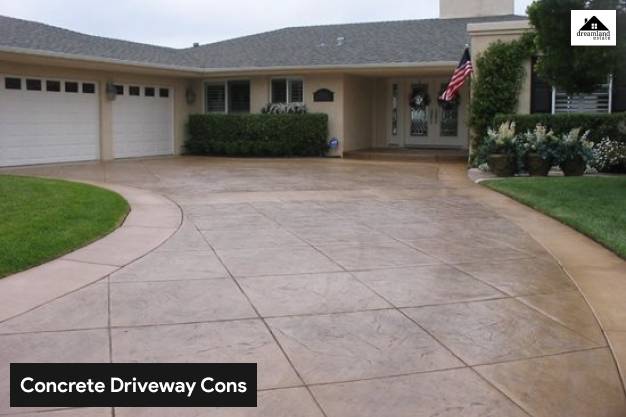 Concrete Driveway Cons