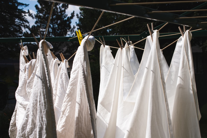 What is a portable indoor clothesline and how does it work