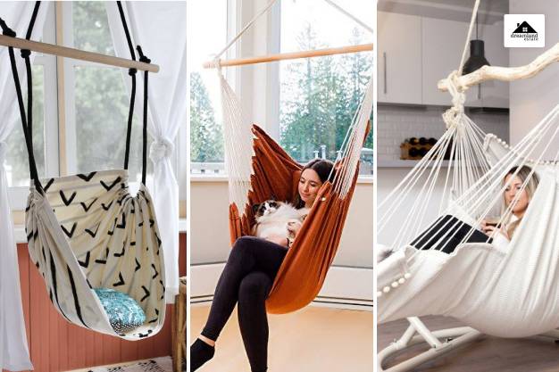 Bed Sheet Turned Swing Chair image