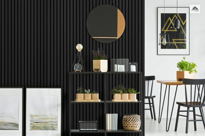 Black Wood Panels