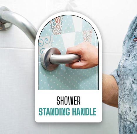Stylish Shower Standing Handle