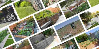 retaining wall ideas for sloped backyard