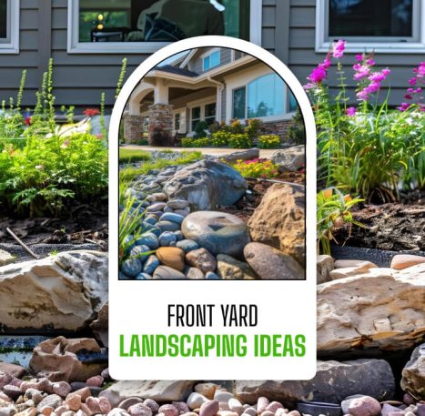 Front Yard Landscaping Ideas With Rocks And Mulch