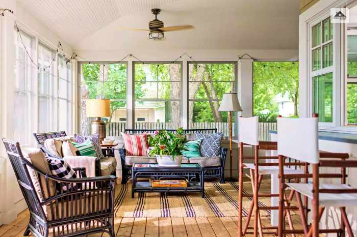 White Screen Porch