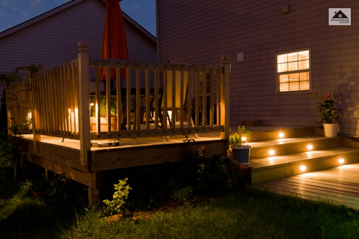 Glowing Outdoor Staircase