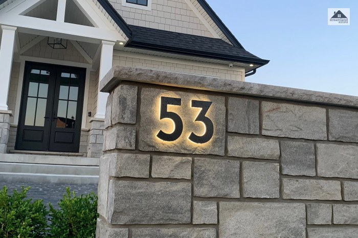 Light Up The Name Plate Or Address Plate