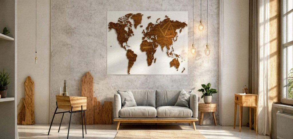 Map Wall Art From Decorative to Deeply Personal