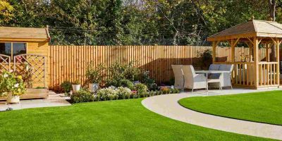artificial grass and residential landscaping ideas UK
