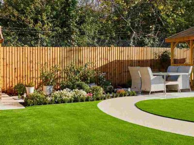 artificial grass and residential landscaping ideas UK
