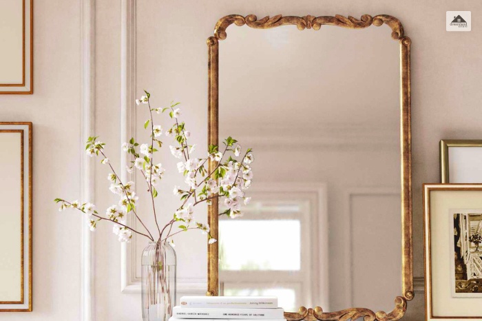 Ornate Filigree Mirror