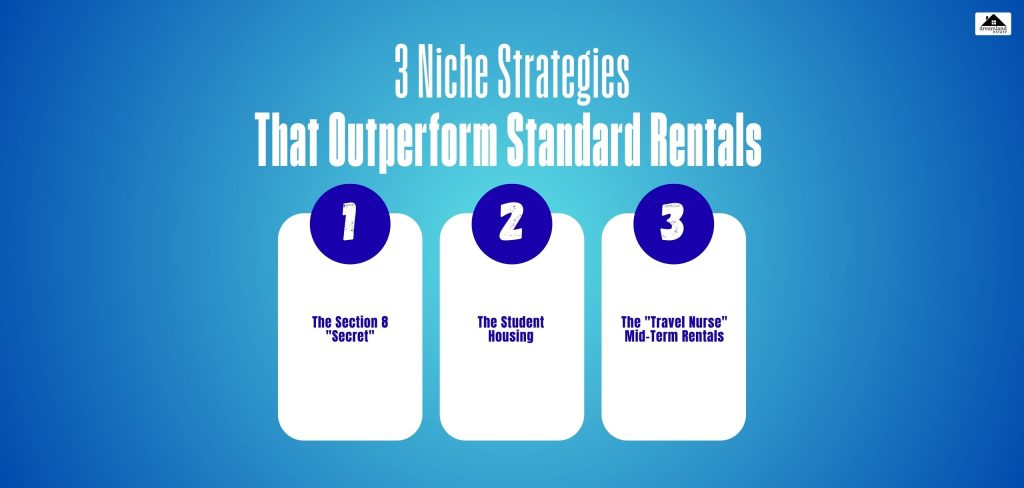 3 Niche Strategies That Outperform Standard Rentals