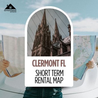 Clermont FL short term rental map