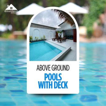 above ground pools with deck