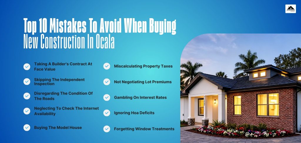 Top 10 Mistakes To Avoid When Buying New Construction In Ocala