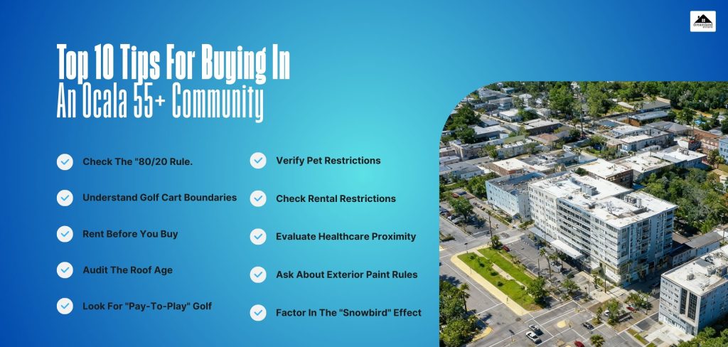 Top 10 Tips For Buying In An Ocala 55+ Community