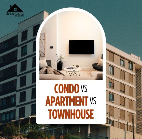 condo vs apartment vs townhouse