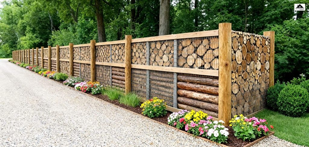 Build A Log Privacy Fence