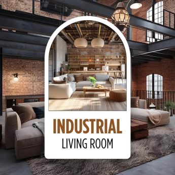 industrial living room