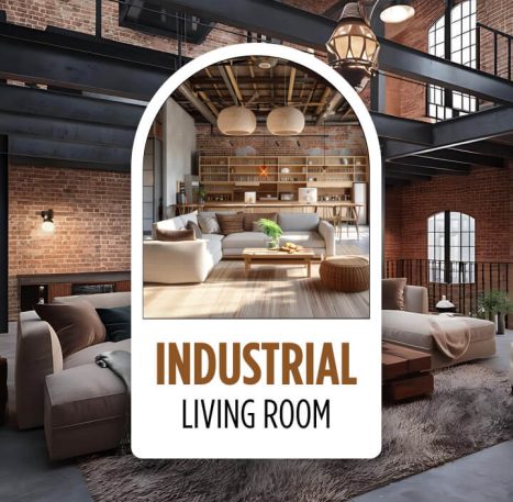 industrial living room