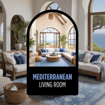 Mediterranean living room