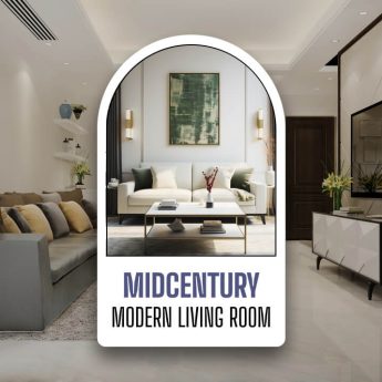 midcentury modern living room