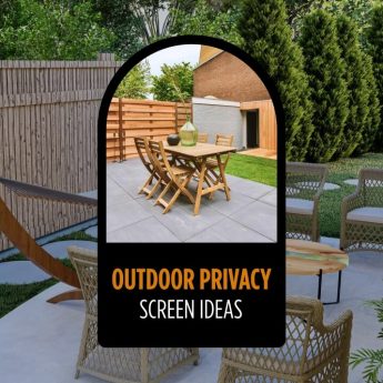 outdoor privacy screen ideas