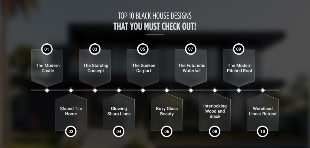 Top 10 Black House Designs That You Must Check Out!