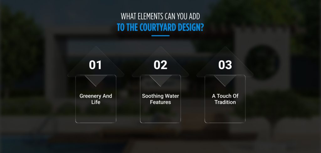 What Elements Can You Add To The Courtyard Design