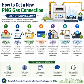 New PNG Gas Connection
