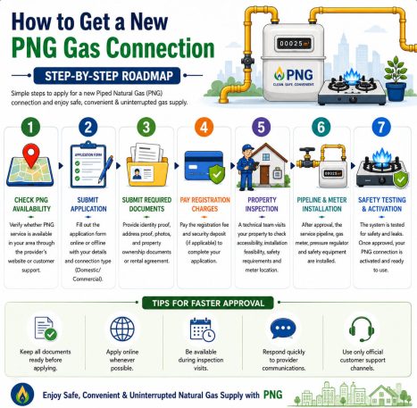 New PNG Gas Connection