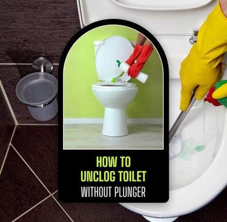 Unclog toilet without plunger